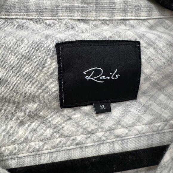 RAILS Men's Owens Button-Down Shirt‎ Men Size XL Plaid - Picture 4 of 11